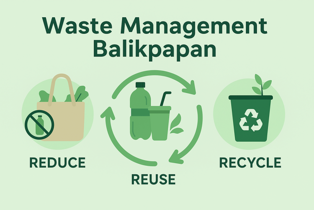 Proses waste management Balikpapan dengan konsep pengelolaan sampah 3R oleh Waste Express